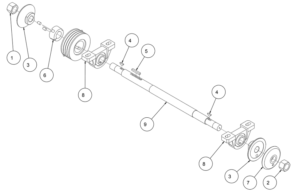 Section 10 Diagram and Parts List for MK-2424HSP 170955 MK Diamond Concrete Saw